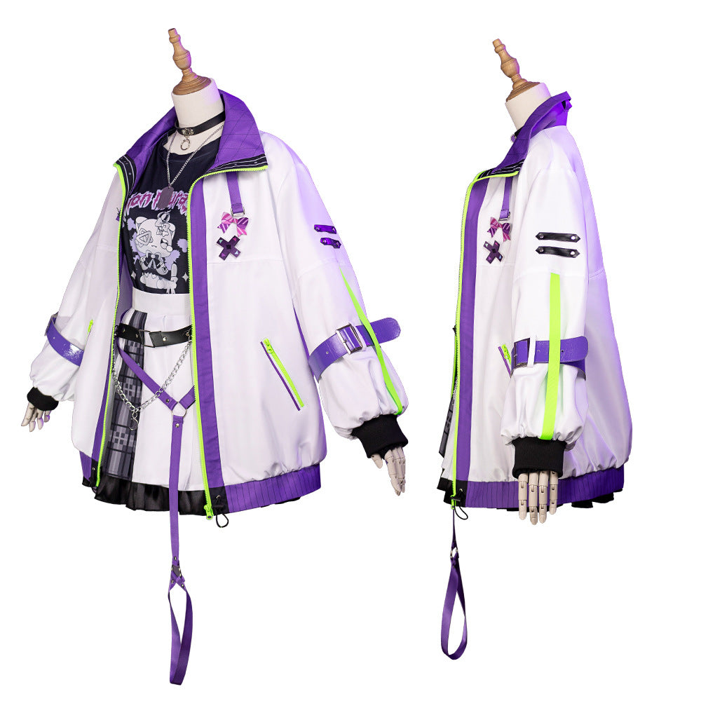 hololive vtuber Shion Murasaki E-sports Style Anime Cosplay Costume for Women - Halloweez