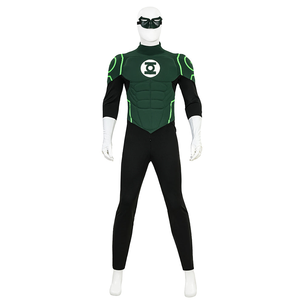 Green Lantern Costume Full Set - Official Movie-Accurate Suit with Mask and Emblem - Halloweez
