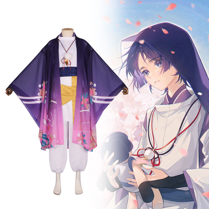 Genshin Impact Scaramouche Cosplay Costume - Anime Wanderer Outfit for Men, Retro Halloween Performance Wear - Halloweez