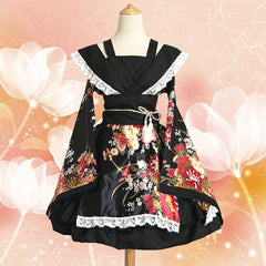 Japanese Style Oiran Maid Cosplay Costume, Custom For Stage & Halloween