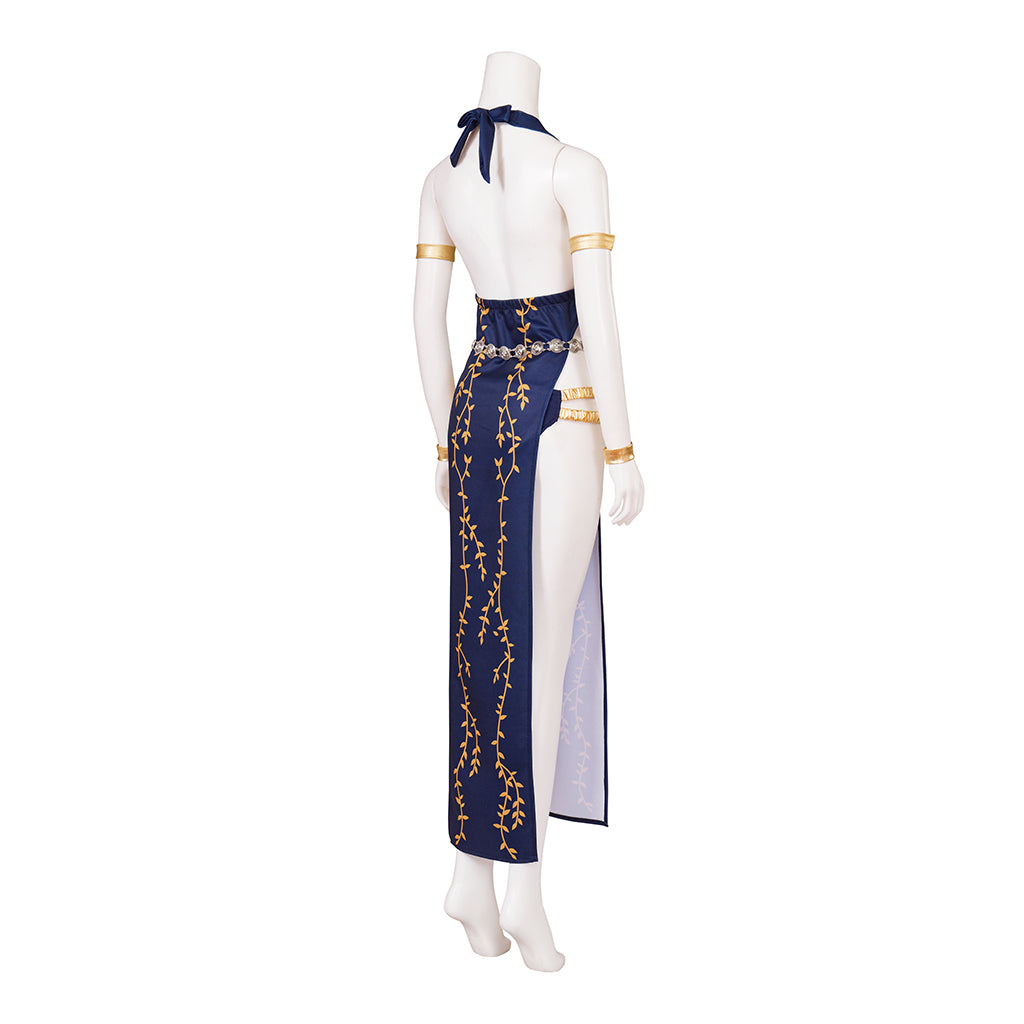 Official Queen Marika the Eternal Elegant Sleeveless Long Gown Cosplay Costume