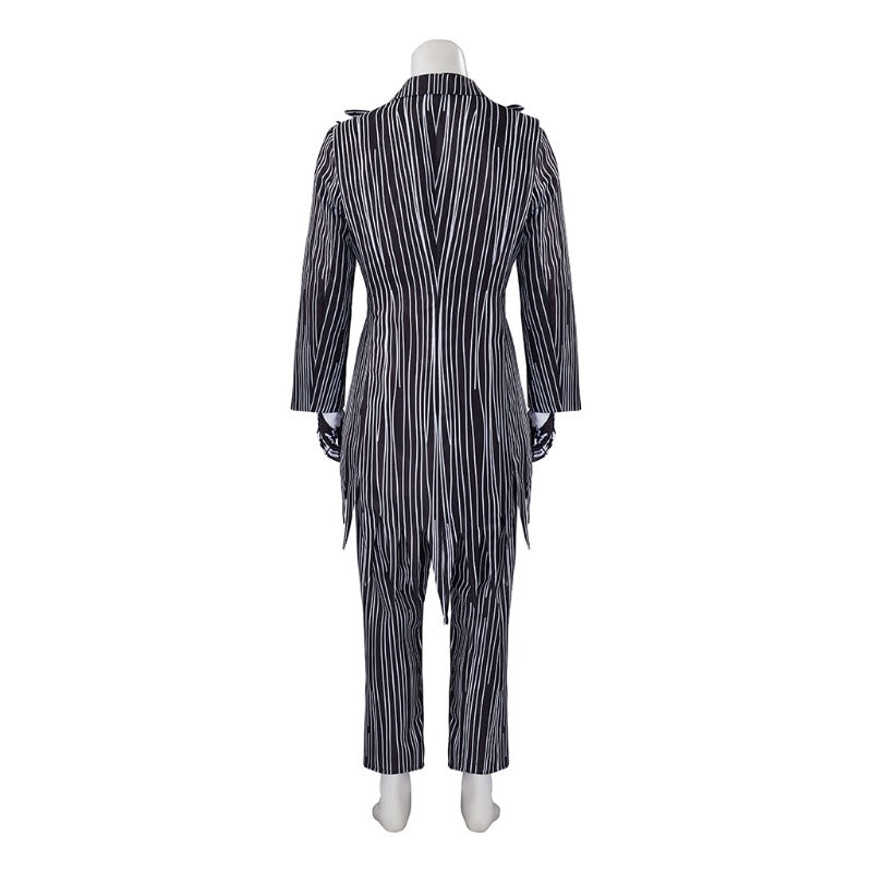 Disfraz de Halloween de Jack Skellington para un carnaval espeluznante