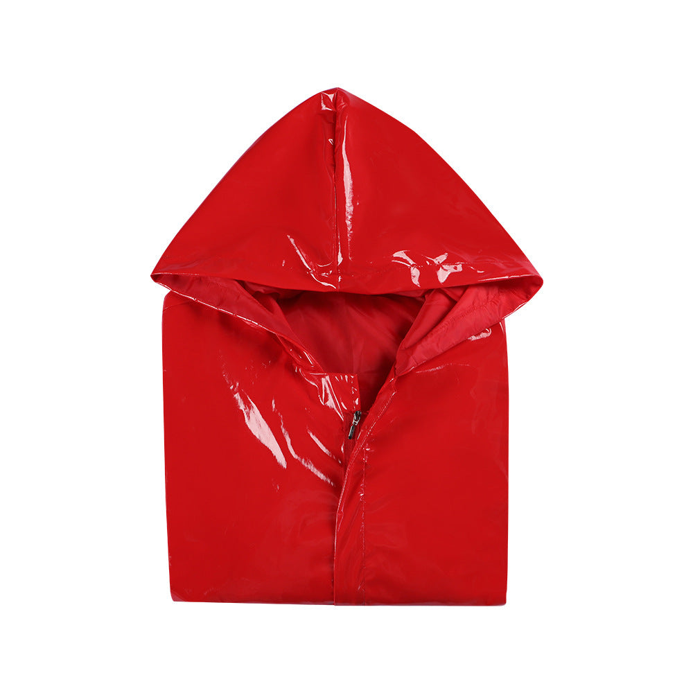 Fear Street: Prom Queen Red Raincoat Killer Cosplay Costume - Halloween Movie Outfit