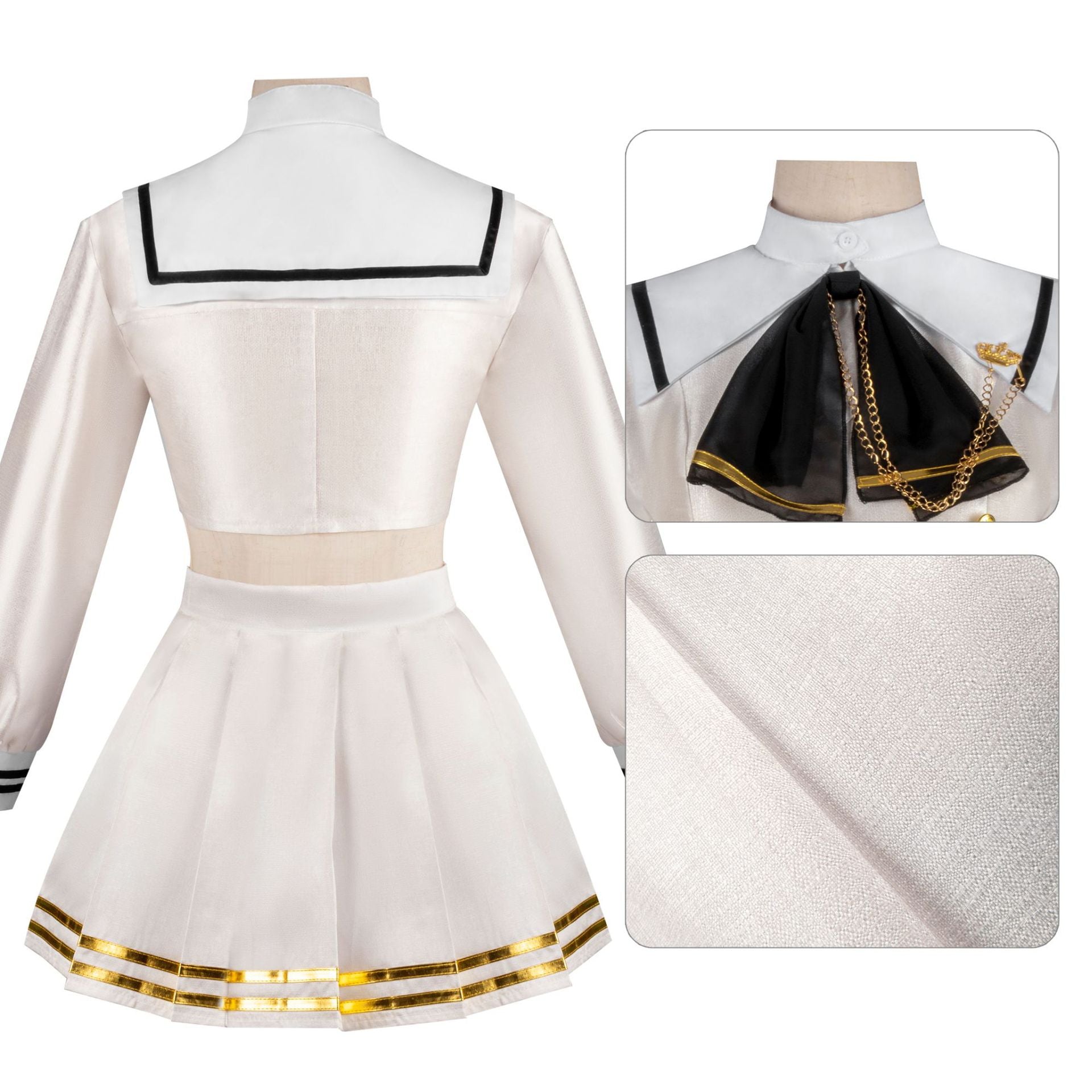 Azur Lane Janus Cosplay Costume Anime Clothing Women JK Uniform Sailor Suit - Halloweez