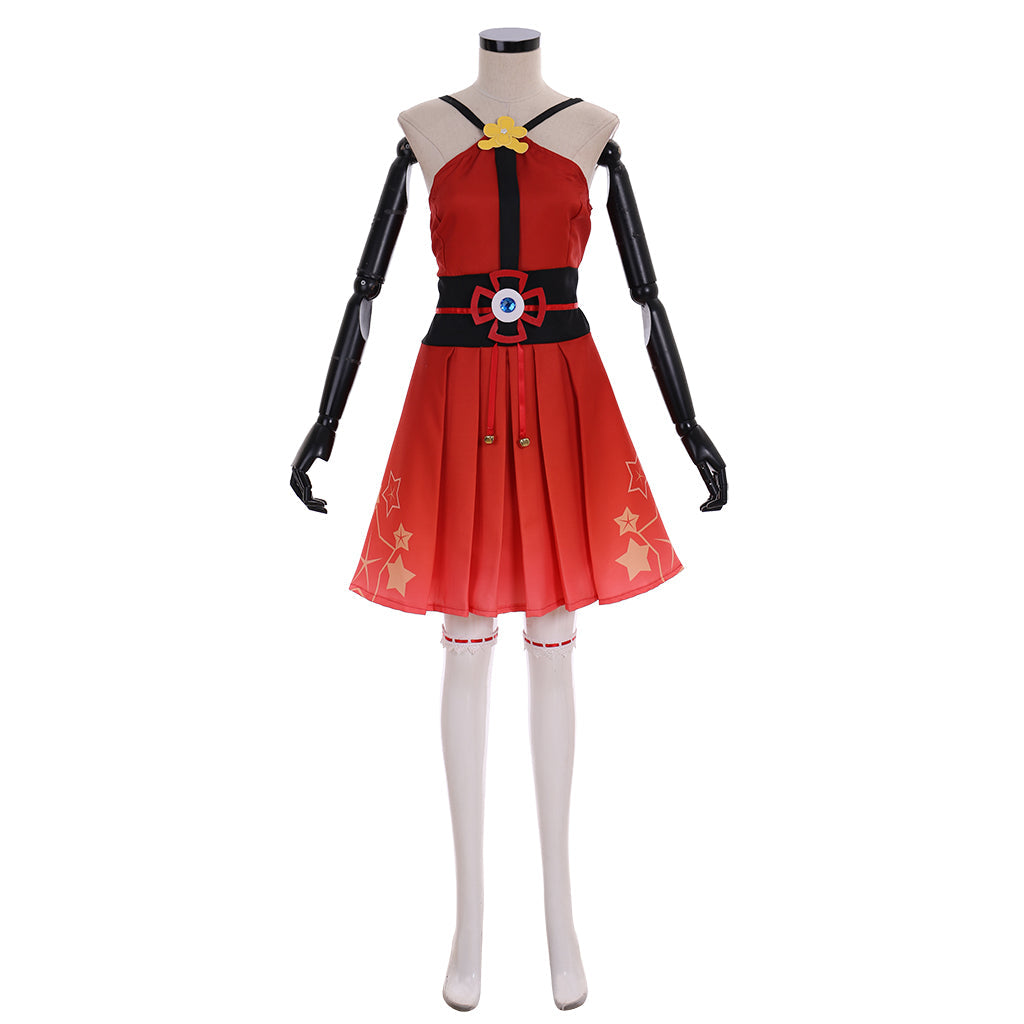 Halloweez Hyperdimension Neptunia Blanc Cosplay Costume | Elegant Adult Women Girls Blanc Dress Suit