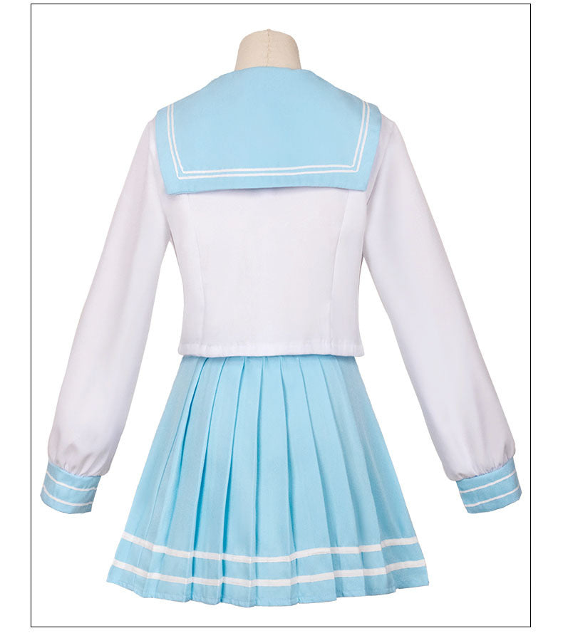 Naraka: Bladepoint Hutao Cosplay Costume for Women - JK Uniform Sailor Outfit Full Set - Halloweez