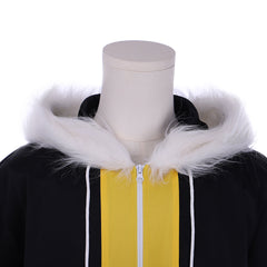 Halloweez Frisk Cosplay Hoodie - Premium Undertale Anime Role Play Outfit for Enthusiasts