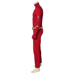 Embrace Your Inner Speedster with the Halloweez Barry Allen Flash Jumpsuit - Season 8 Inspired