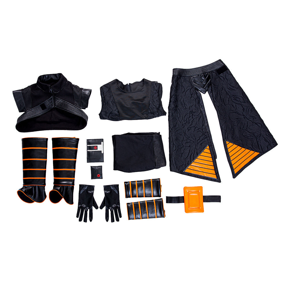 Disfraz de Boba Fett de Halloween: traje de cosplay premium para mujer de la serie The Mandalorian