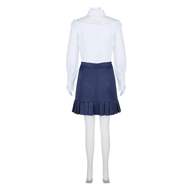 Light and Night Female Protagonist Cosplay Costume - White Day and Night Game Role Play Outfit