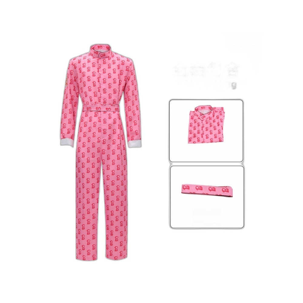 2023 Movie Bbie Cosplay Costume - Live-Action Movie Bbie Dress and Leggings Full Set - Halloweez