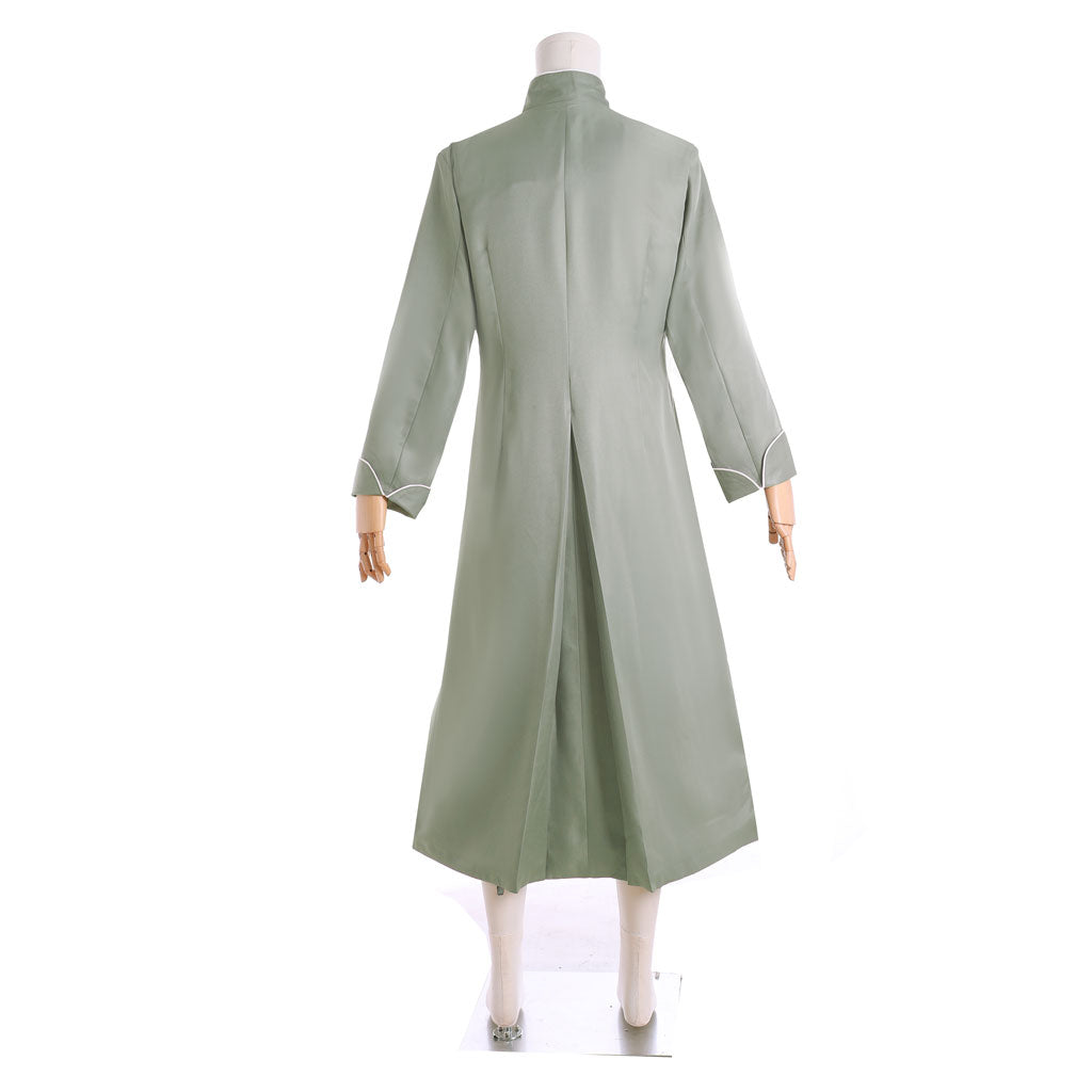 Authentic Medieval Priest Robe - Long Sleeve Vintage Stand Collar Costume by Halloweez