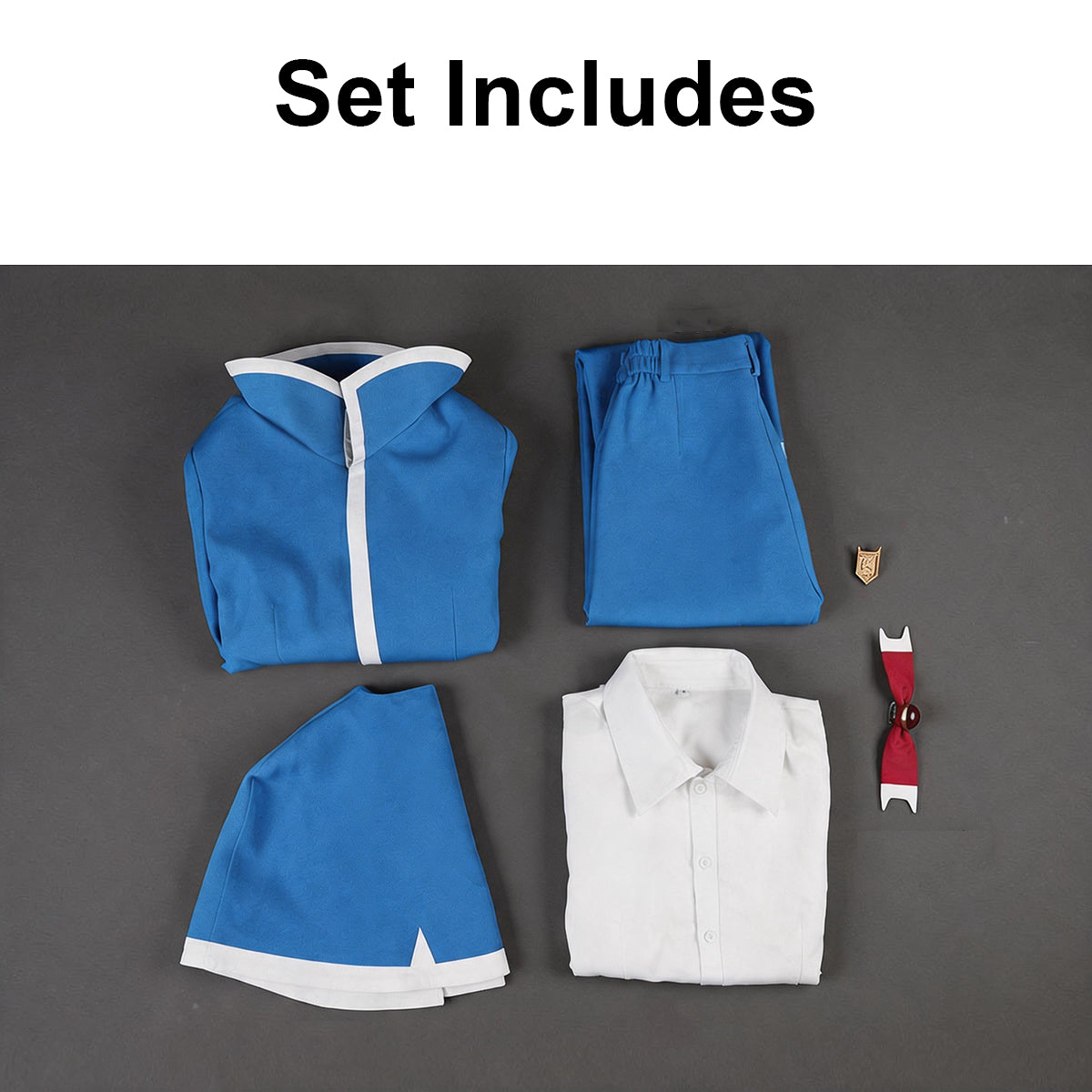 Welcome to Demon School! Iruma-kun Iruma Suzuki Demon School Uniform Cosplay Costume Full Set - Halloweez
