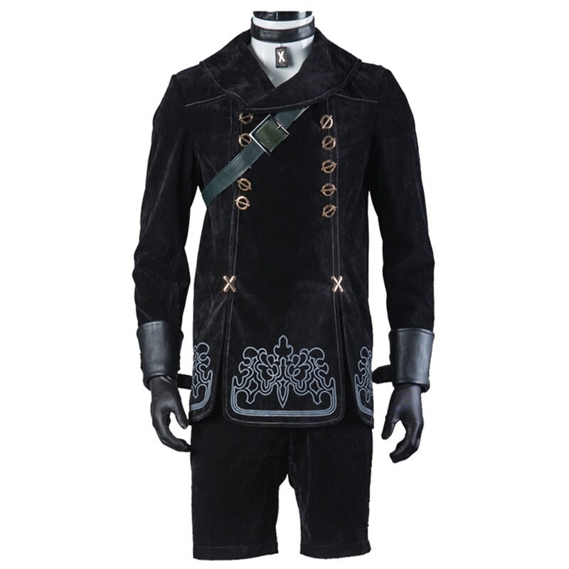 Halloweez NieR Automata 9S Cosplay Costume - YoRHa No.9 Type S Uniform Full Set for Fans