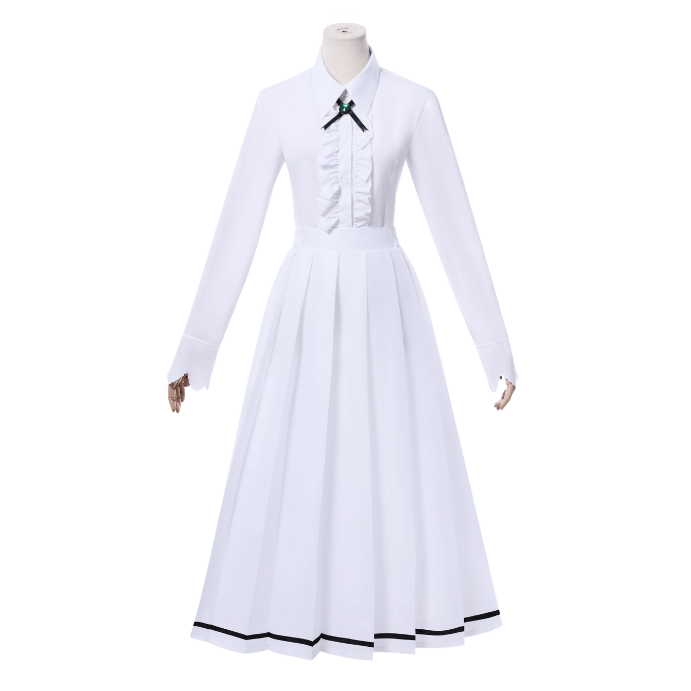 Rock is Lady's Hobby Cosplay Costume - Kurogane Otowa Suzunomiya Lilisa Uniform Full Set for Anime Cosplay, Halloween, Party Events - Halloweez