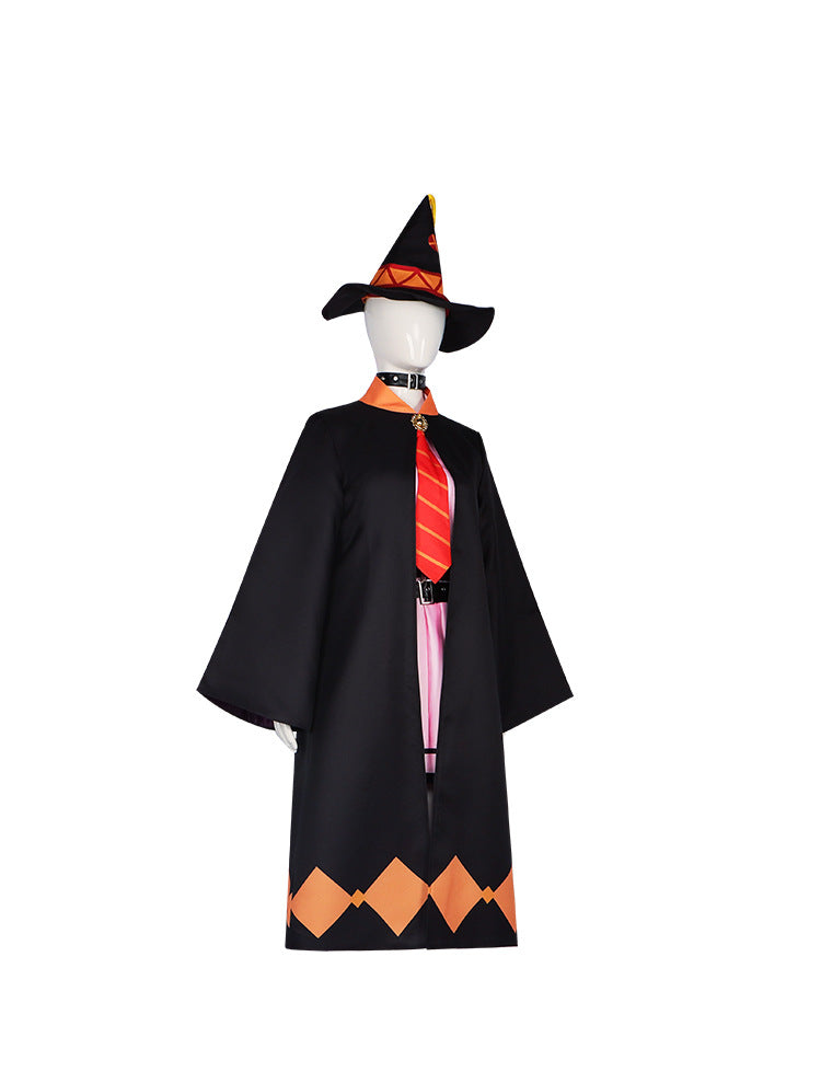 Megumin Explosion Magic Cosplay Costume - KonoSuba Anime Performance Robe Set - Halloweez