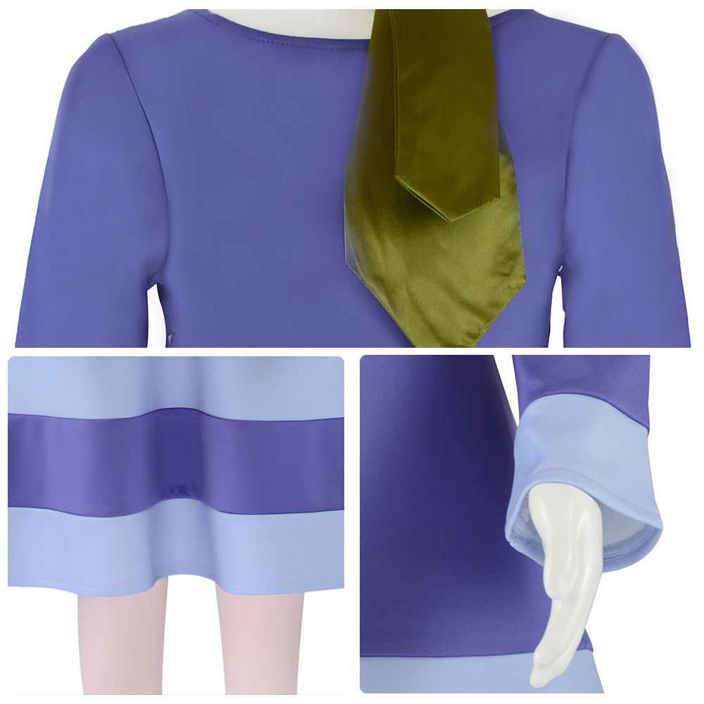 Scooby-Doo Daphne Children's Purple Dress Halloween Cosplay Costume - Halloweez