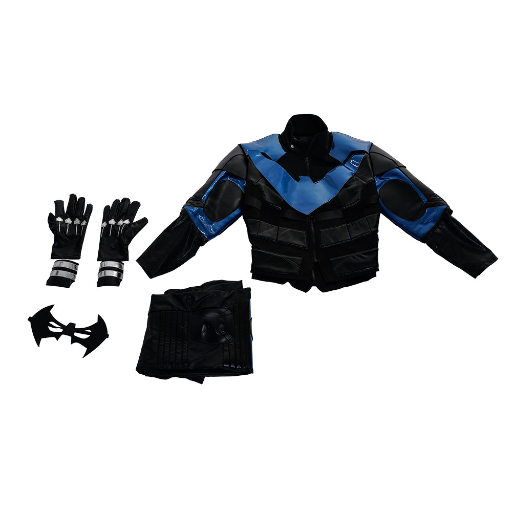 Halloweez Nightwing Cosplay Costume - Batman Gotham Knights Film Inspired Halloween Outfit