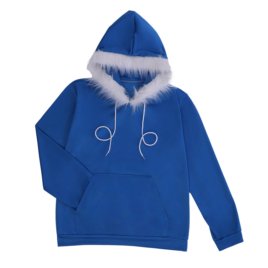 Halloweez Undertale Sans Cosplay Costume for Men – Premium Blue Hoodie Game Outfit