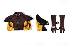 X-Men Wolverine Cosplay Costume Brown Jumpsuit Bodysuit