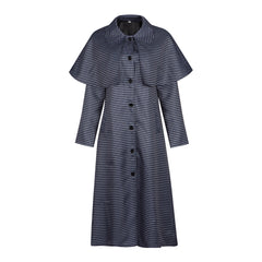 Wednesday Addams Cosplay Costume - The Addams Family TV Show Wednesday Coat Cloak Halloween Performance Outfit