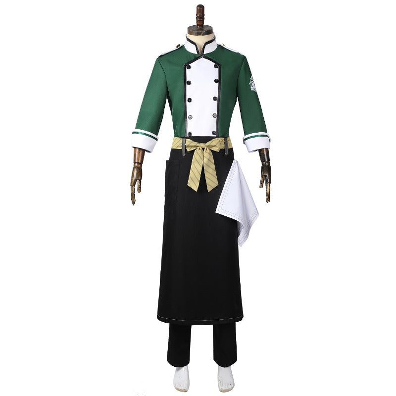 Halloweez NRC Chef Silver Cosplay Costume Set - Customized for Your Perfect Fit