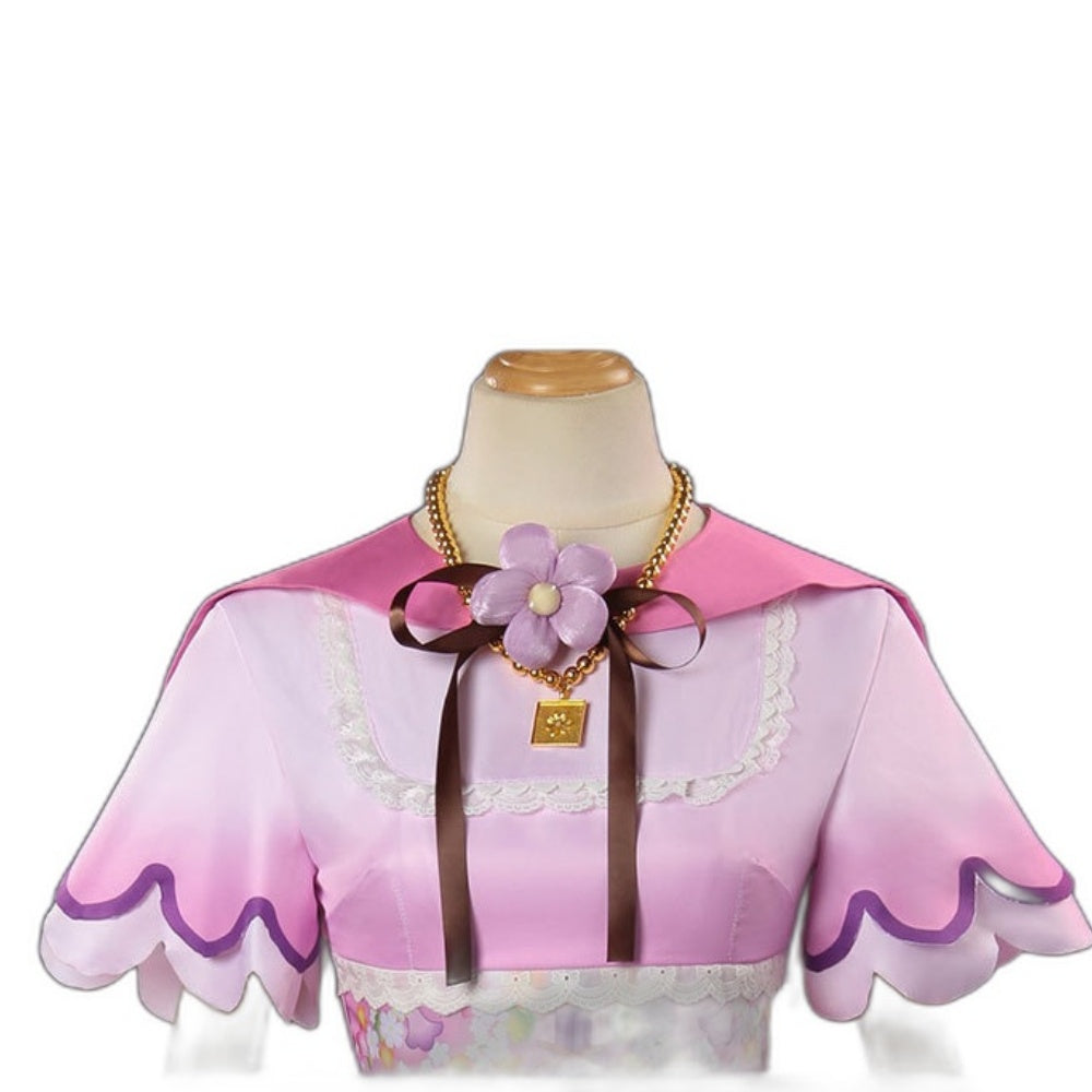 Aikatsu! Ichigo Hoshimiya Cosplay Costume Full Set for Women - Anime Cosplay Outfit - Halloweez