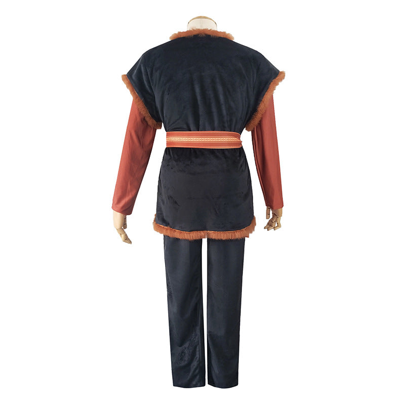 Frozen 2 Kristoff Cosplay Costume for Men - Movie Accurate Stage Performance Outfit - Halloweez