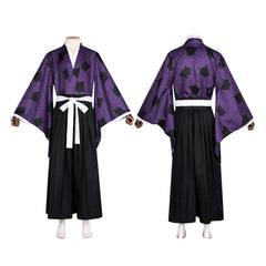 Demon Slayer Twelve Kizuki Upper Rank One Kokushibo Cosplay Costume for Halloween and Kendo