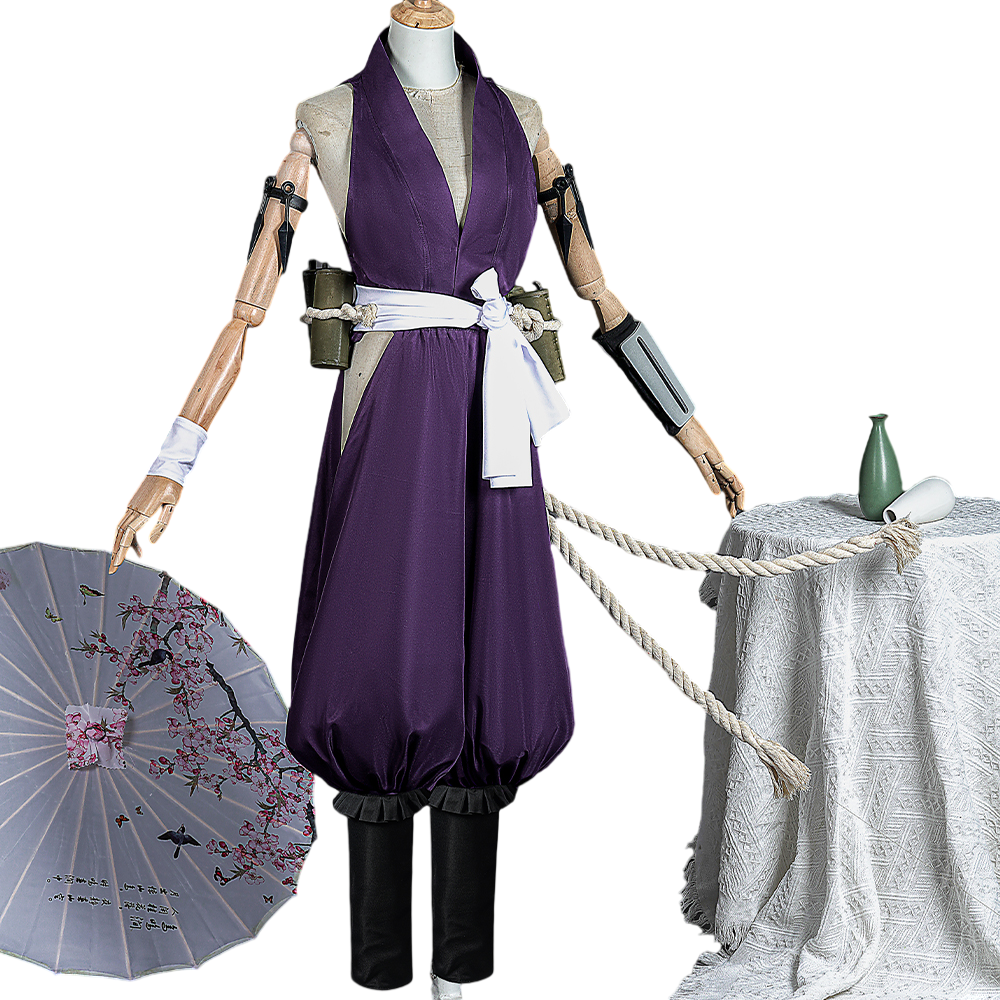 Halloweez Yuzuriha Cosplay Costume - Jigokuraku Anime Outfit - Halloweez