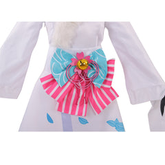 Halloweez Spirit Blossom Ahri Super Transform Cosplay Costume Adult Custom-Made White Suit Dress - Halloweez