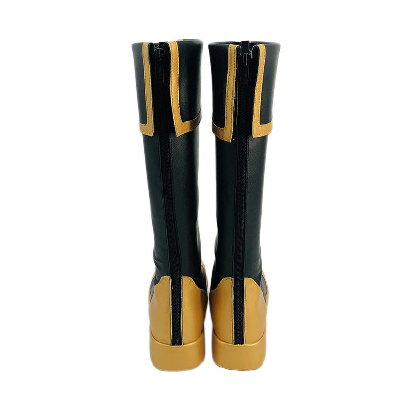Genshin Impact Teenage Kaeya the Frostblade Cosplay Shoes for Anime Expo - Halloweez