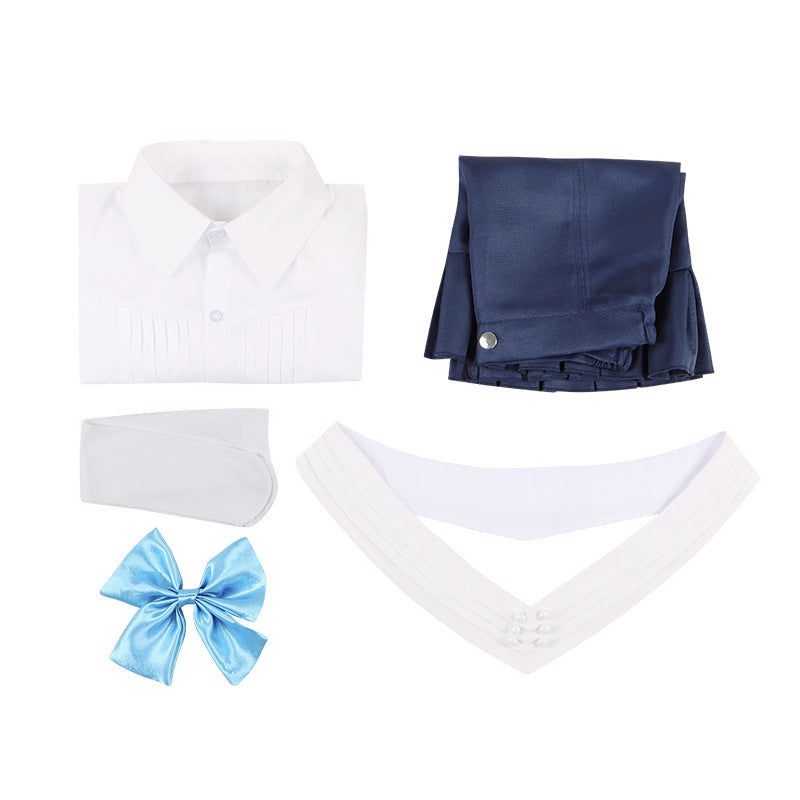 Light and Night Female Protagonist Cosplay Costume - White Day and Night Game Role Play Outfit