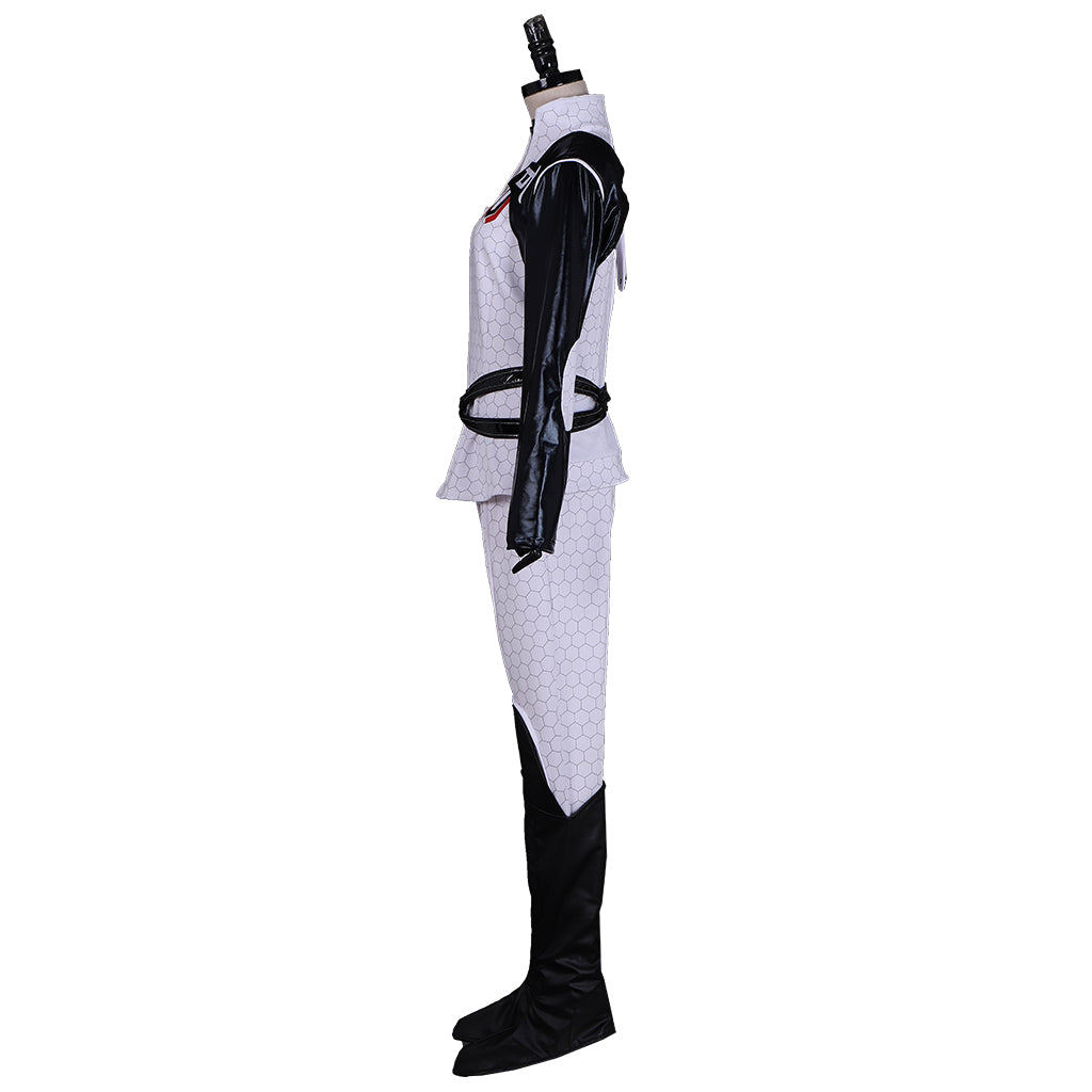 Miranda Lawson Cosplay Costume Women Battle Suit | Mass Effect Full Set Outfit by Halloweez