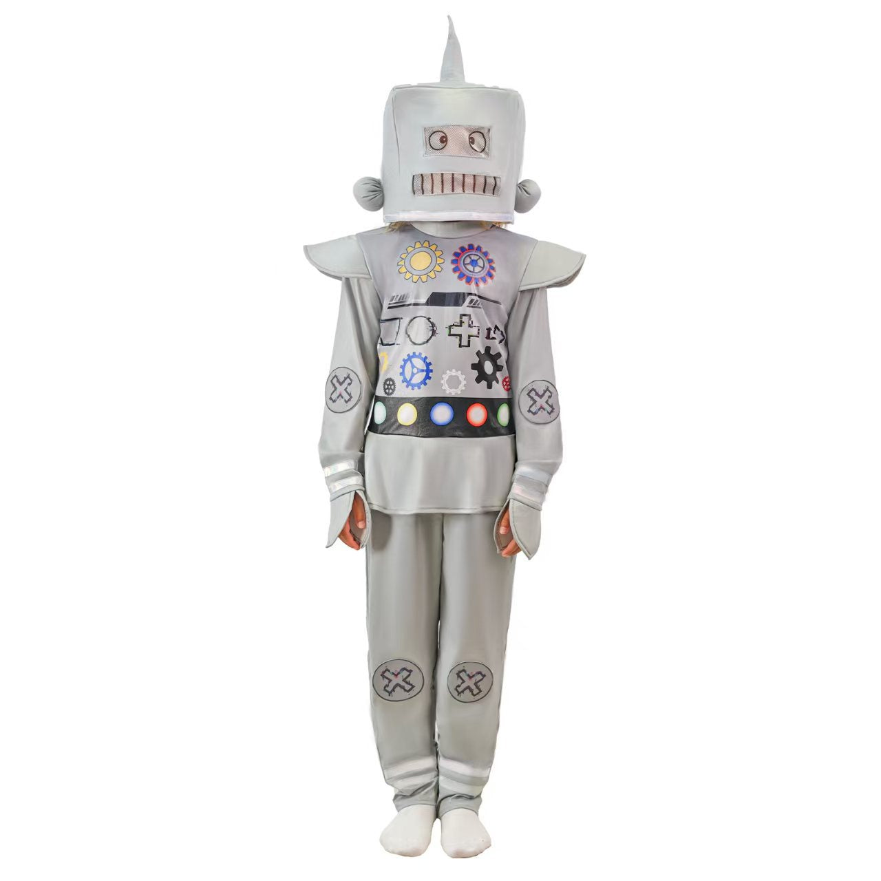 Halloween Kids Robot Cosplay Costume Children's Performance Suit for School Shows and Cosplay Events - Halloweez