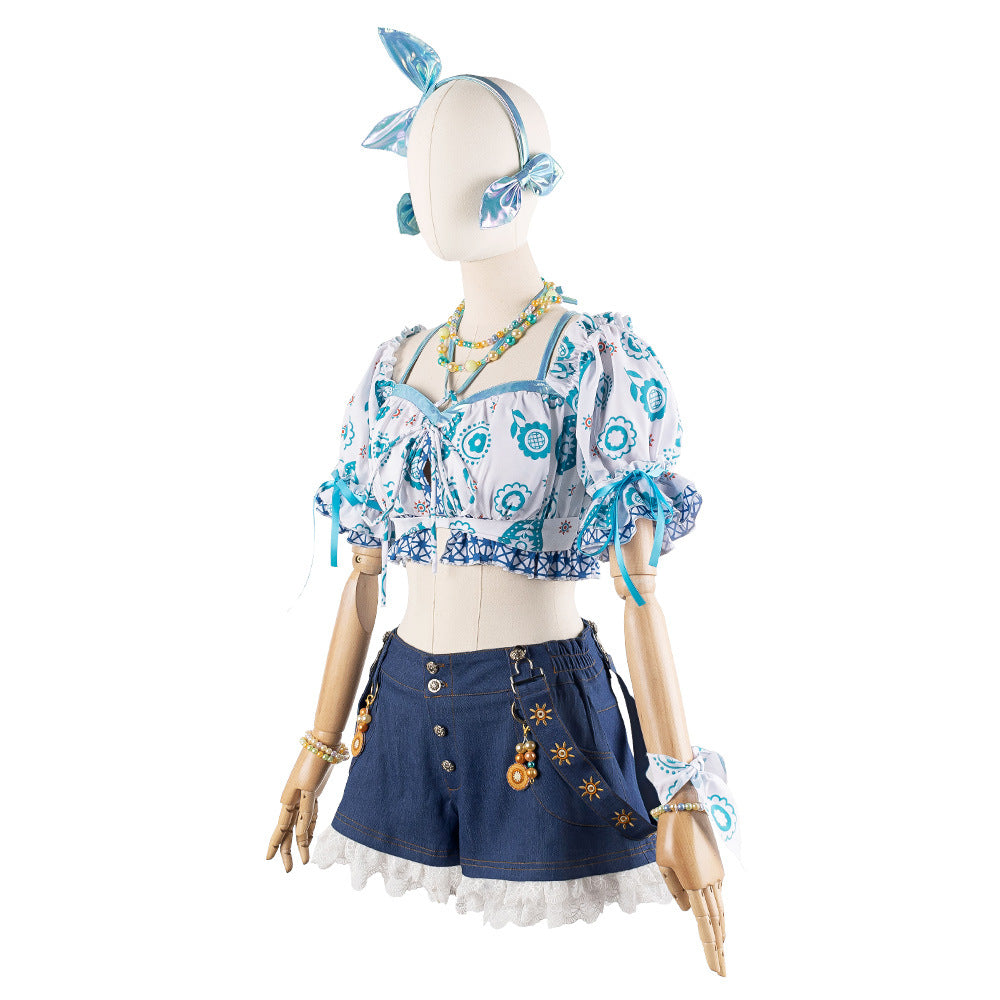 LoveLive Nijigasaki High School Idol Club Saya Kanon Yuki Setsuna Summer Girls Outfit Cosplay Costume - Halloweez