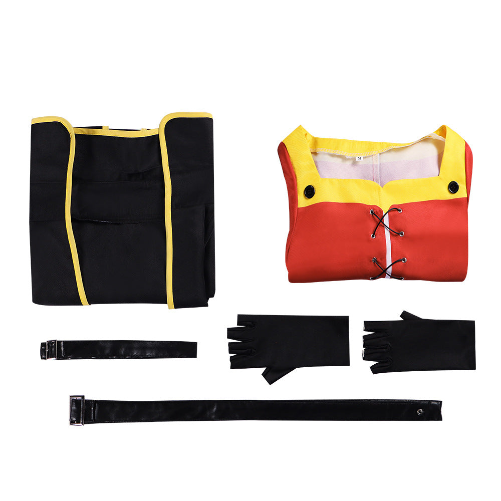 Give the Blessing to This Wonderful World Megumin Cosplay Costume Full Set Halloween Magic Robe - Halloweez