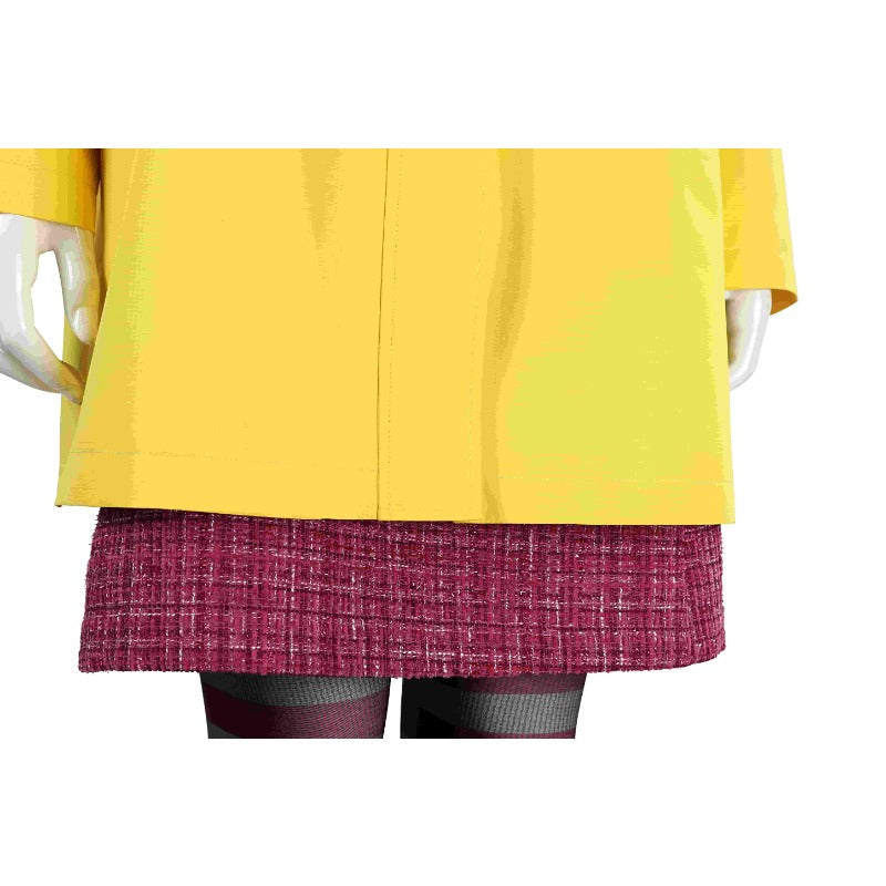 Halloweez Little Nightmares 2 Mono Six Cosplay Costume - Yellow Jacket for Halloween Party