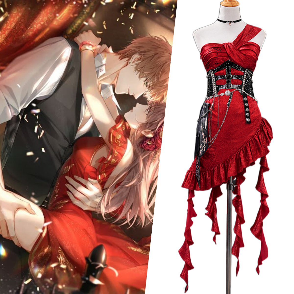 Complete Love and Deepspace Night Waltz Collection - Full Character Wardrobe & Accessories Set