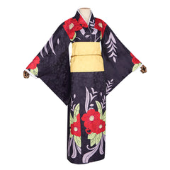 Demon Slayer Tamayo Yushiro Cosplay Costume - Japanese Kimono Yukata for Halloween & Stage Performance