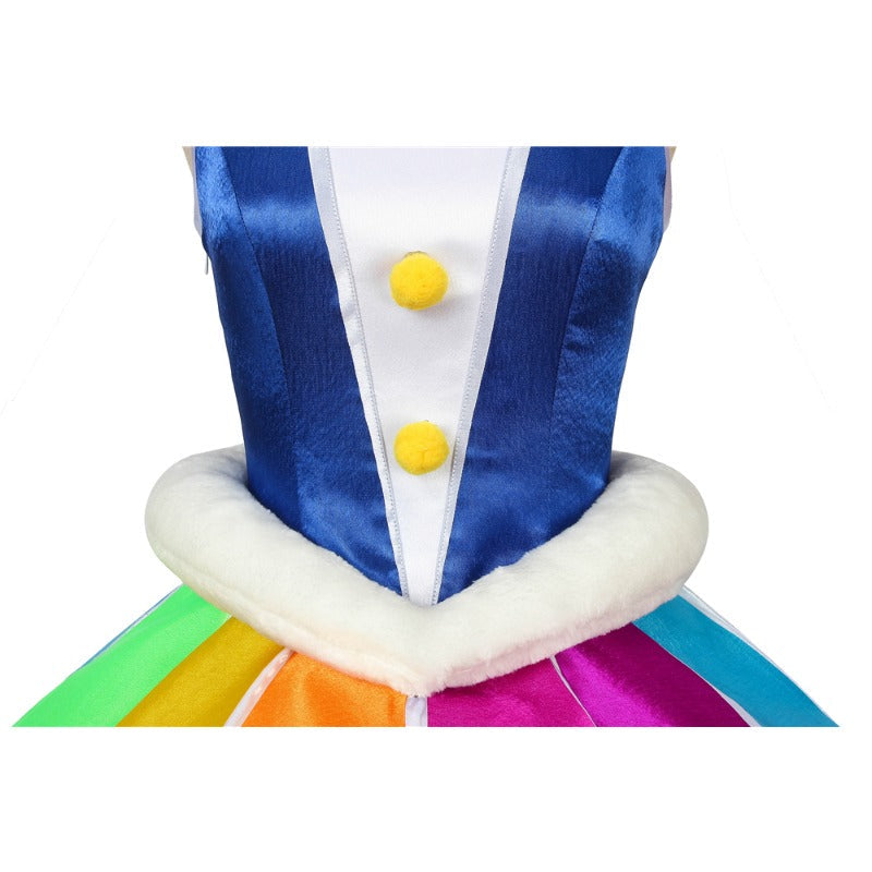 Halloweez Star Twinkle Pretty Cure Cosplay Costume - Yuni Cosmo Yuni Lolita Fancy Dress