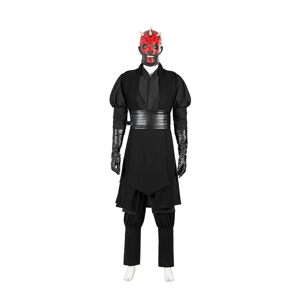 Abraza el lado oscuro con el disfraz de cosplay de Darth Maul para Halloween