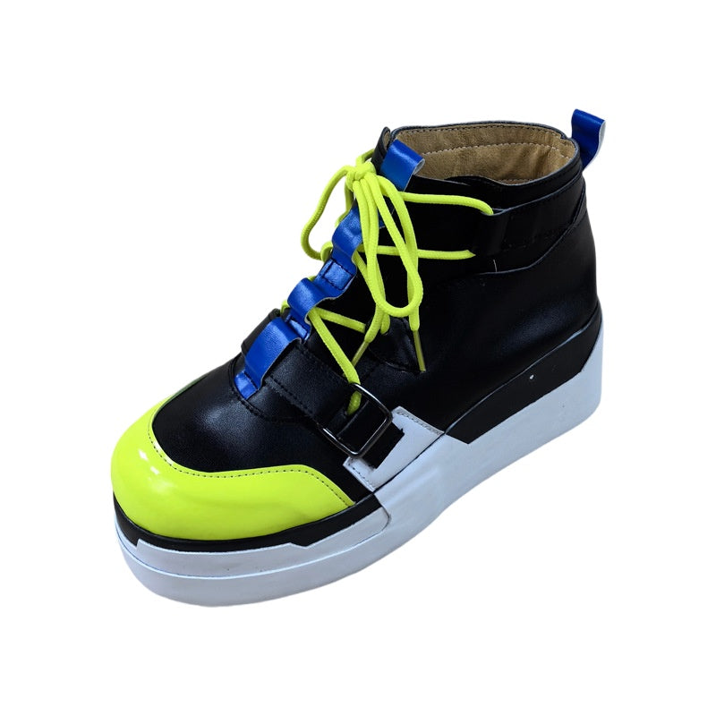 2181 Tower Shop Water Moon Cosplay Shoes for Anime Conventions and Performances - Halloweez