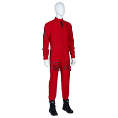 Halloweez Guardians of the Galaxy 3 Peter Quill Red Jumpsuit - Official Star-Lord Cosplay Outfit - Halloweez