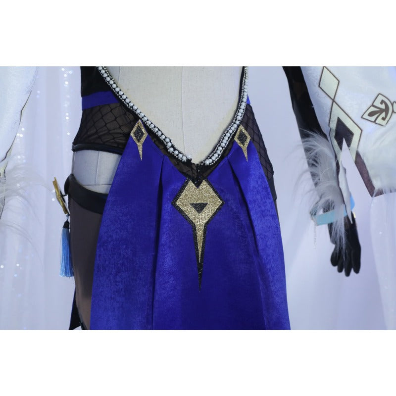 Halloweez Yelan Cosplay Costume for Genshin Impact Fans - Perfect for Halloween and Parties