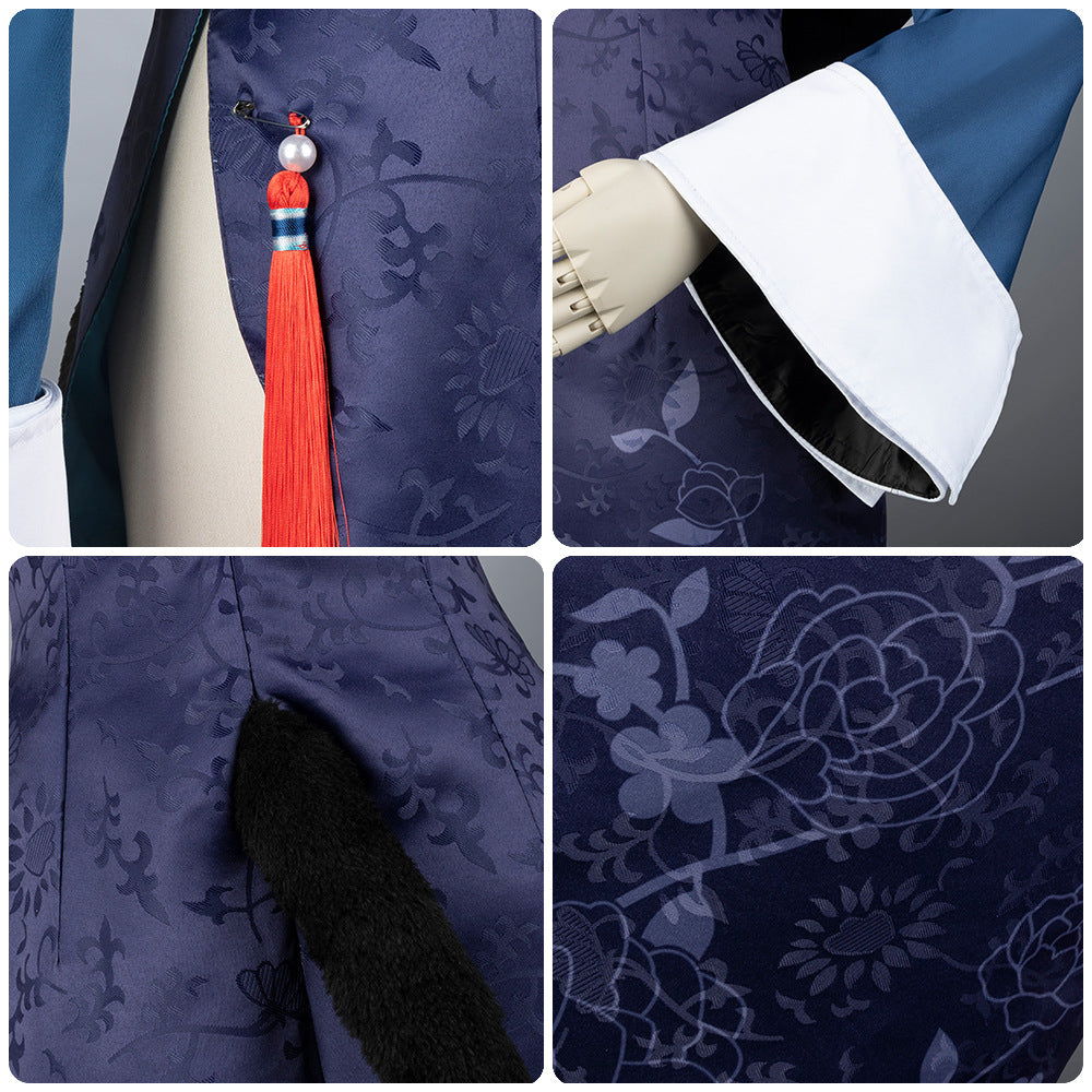 Blue Archive Kaguya Qipao Cosplay Dress - Anime Game Costume - Halloweez