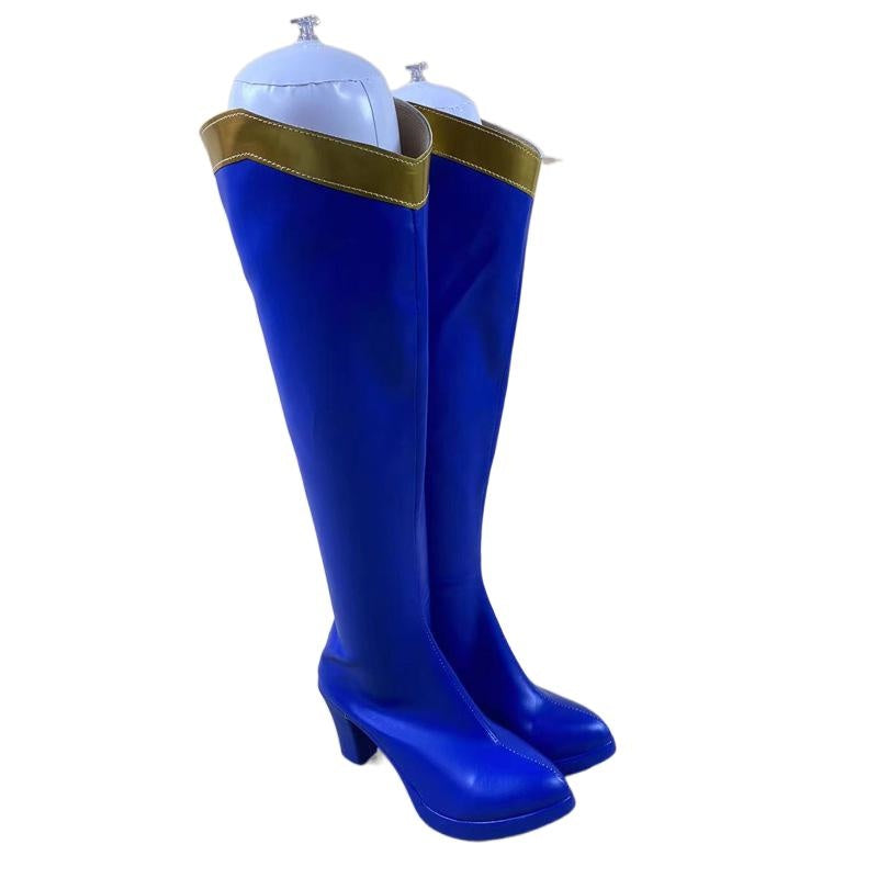 1904 KonoSuba: God's Blessing on This Wonderful World! Aqua Cosplay Shoes for Anime Conventions - Halloweez