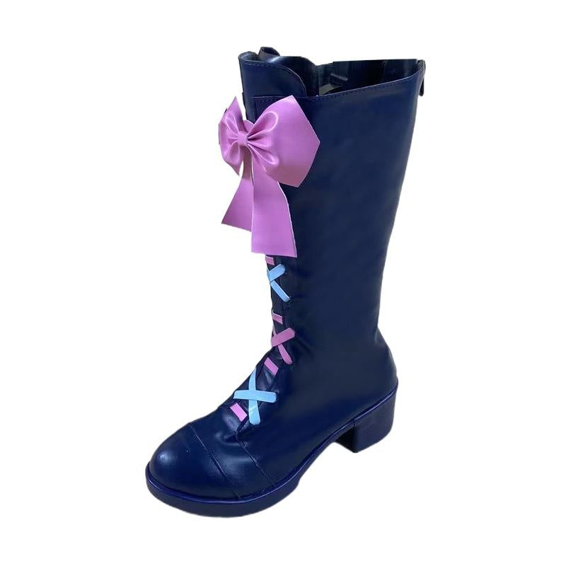 1825 Project Sekai Asahina Mafuyu Cosplay Shoes for Anime Conventions and Performances - Halloweez
