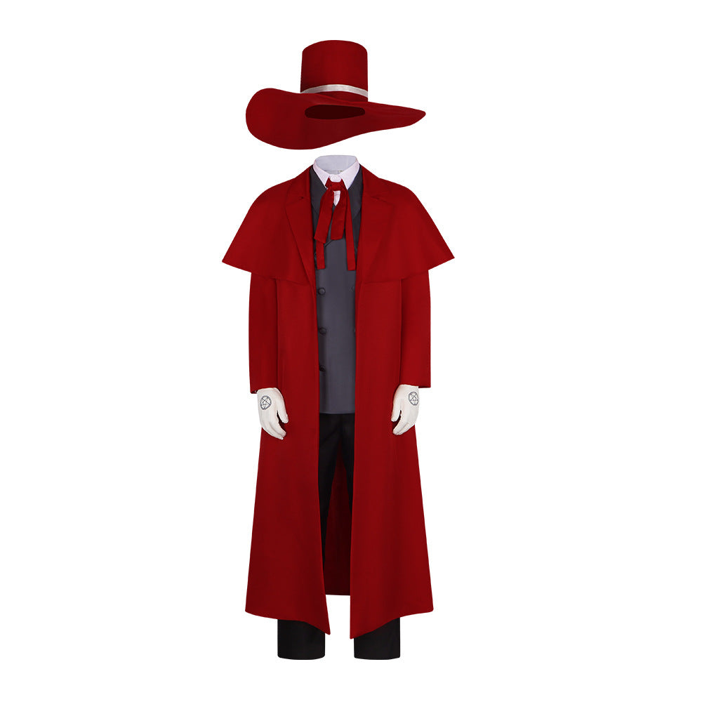 Herushingu Hellsing Alucard Cosplay Costume - Royal Order of Protestant Knights Anime Outfit - Halloweez