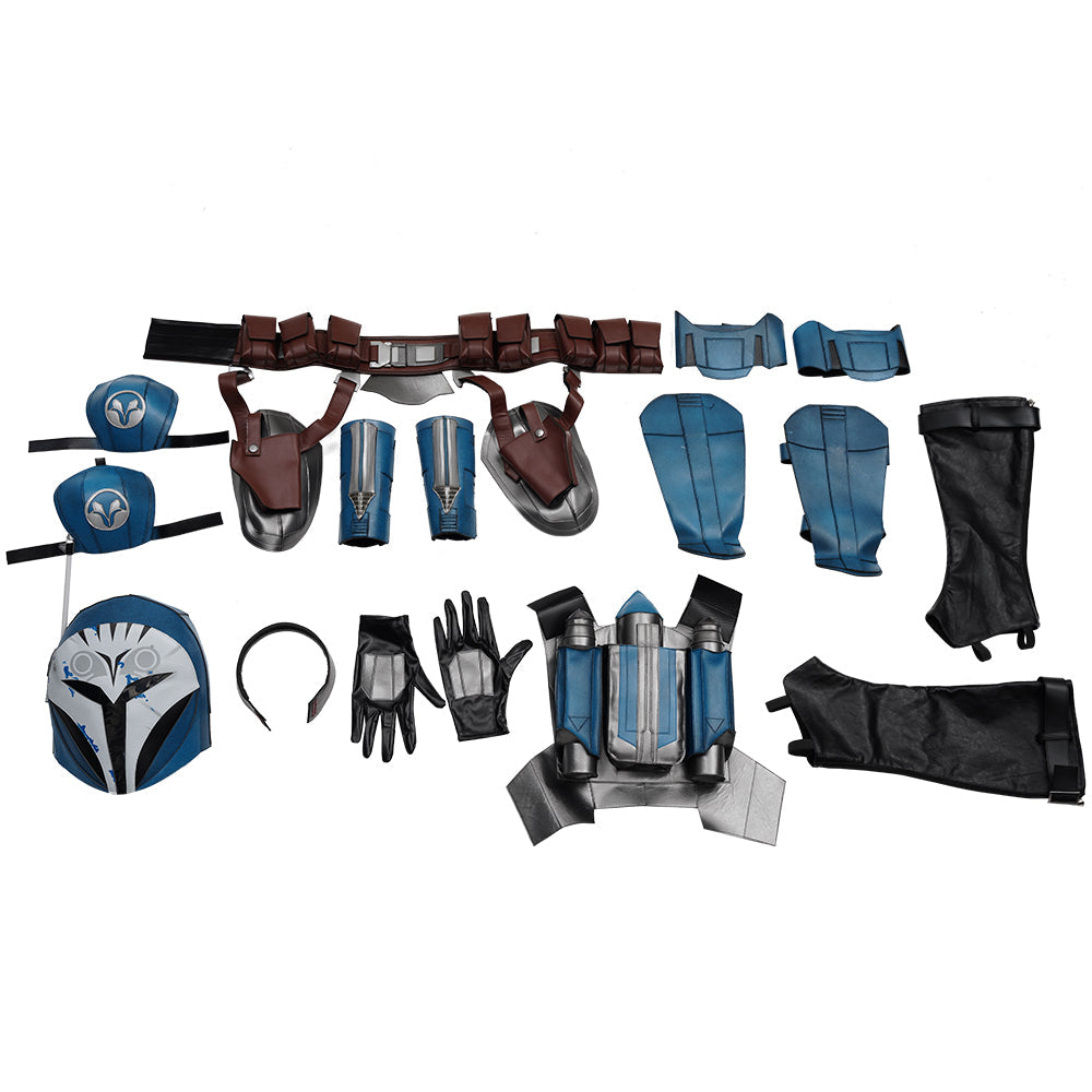 Disfraz de cosplay de Katan Kryze para mujer, inspirado en The Mandalorian